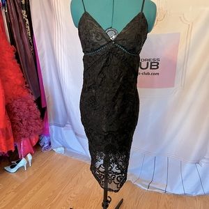 Black Evening Lace Sexy Dress